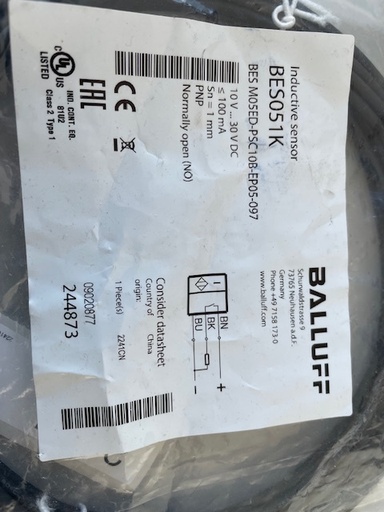 [PR/03136] Balluff BES051K